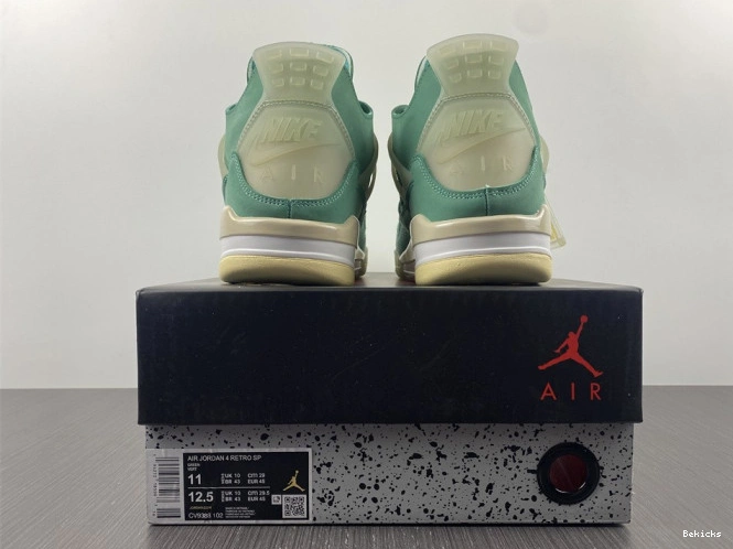 Cheap BK ofw 4 tiffany x jordan air retro nike cv9388-102 green 1111